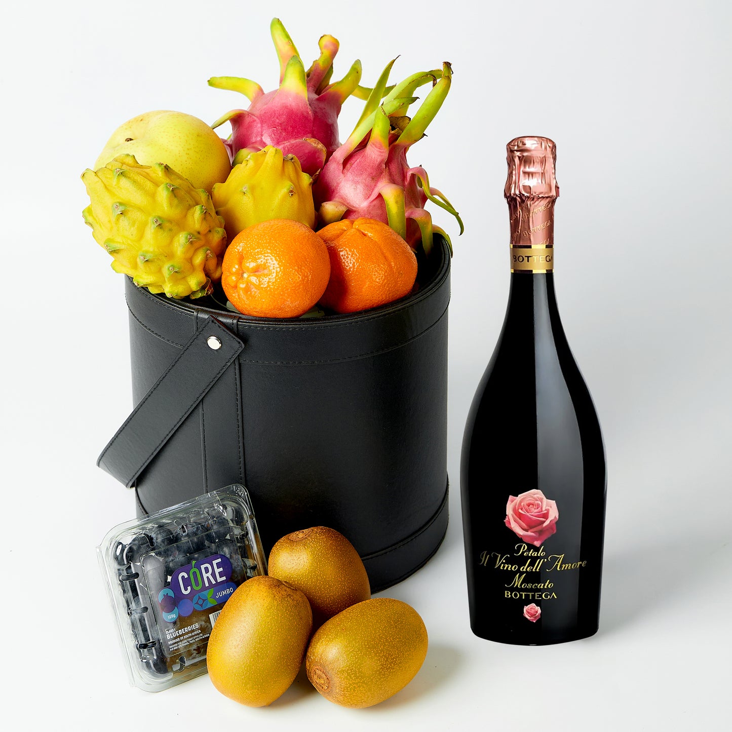 HKMDG03-中秋節果籃 Mid Autumn Premium Fruit Hamper With Sparkling Wine